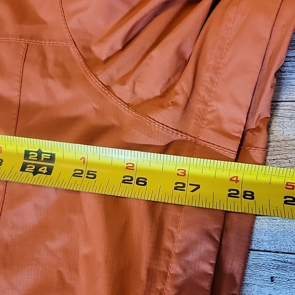 The North Face Windbreaker Adult XXL Dark Orange Full Zip Dry Vent Jacket Pocket - Picture 13 of 15